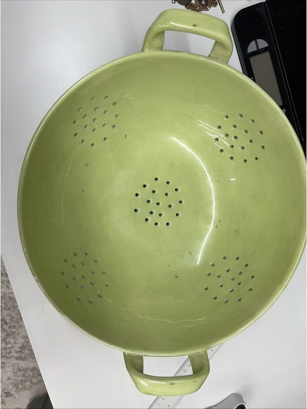 Vintage Claire Murray Gibson Fruit & Berries Embellished Strainer/ Colander